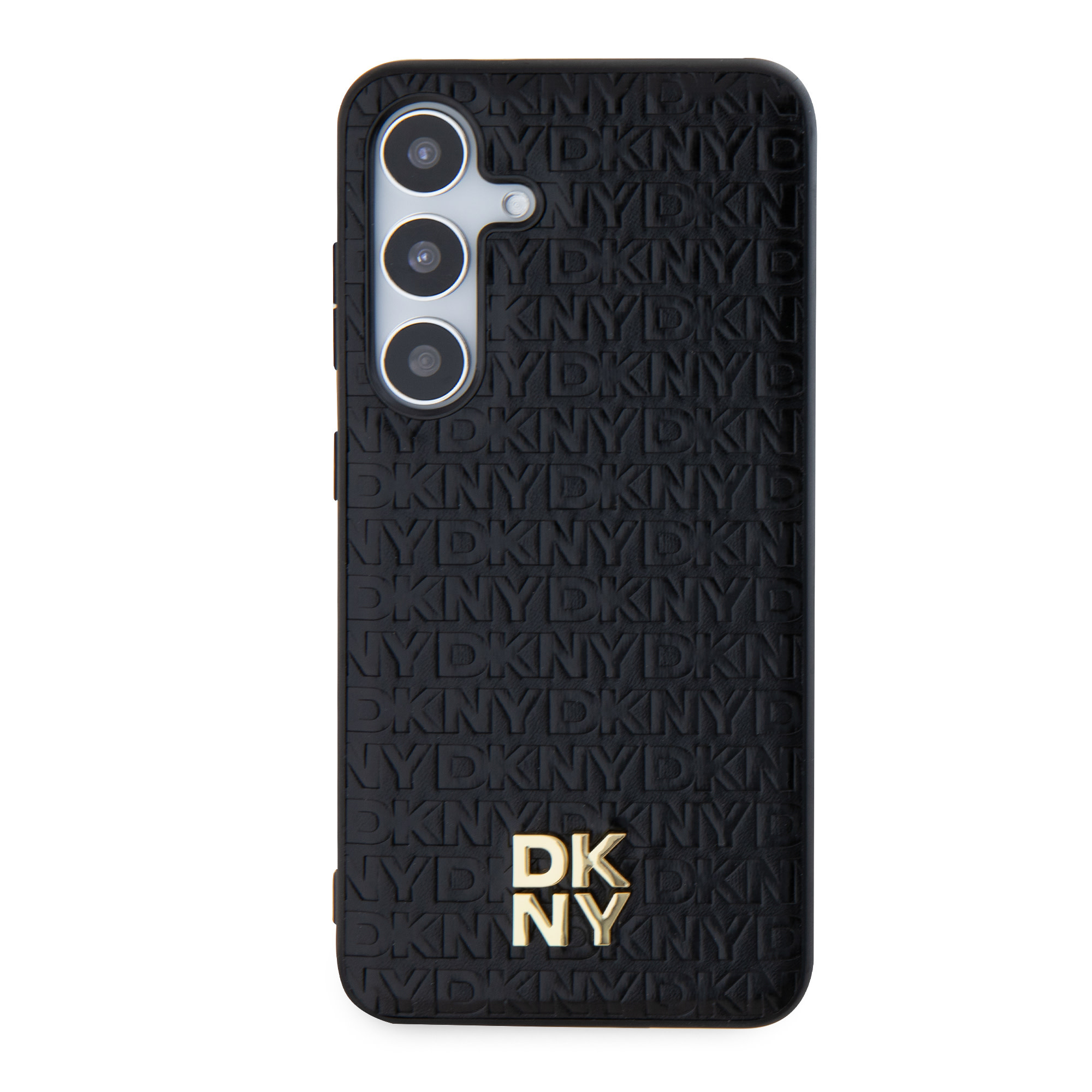 DKNY DKNY Galaxy S24 Backcover Case - Magsafe - Leather Repeat Pattern - Zwart, foto 3 van 6