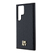DKNY DKNY Galaxy S24 Ultra Leather Repeat Pattern Stack Logo Magsafe Cas - Black DKNY DKNY Galaxy S24 Ultra Leather Repeat Pattern Stack Logo Magsafe Cas - Black