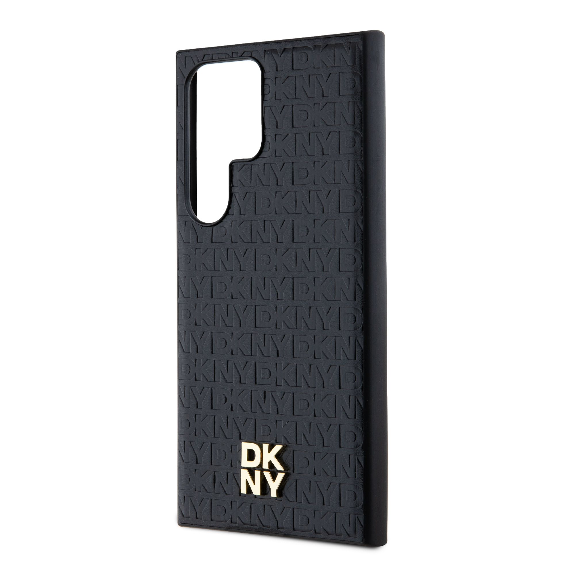 DKNY DKNY Galaxy S24 Ultra Backcover Case - Magsafe - Leather Repeat Pattern - Zwart, foto 5 van 6