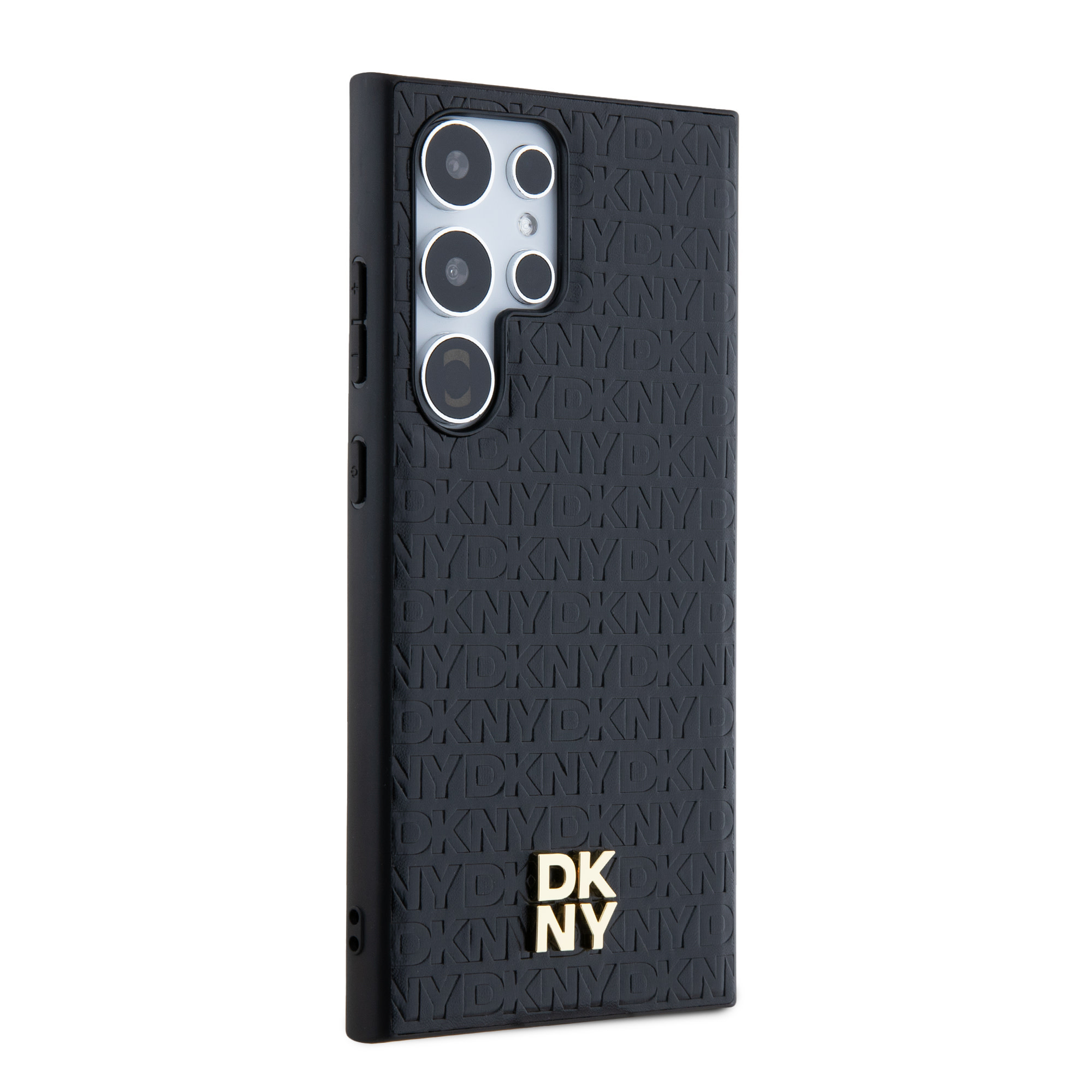 DKNY DKNY Galaxy S24 Ultra Backcover Case - Magsafe - Leather Repeat Pattern - Zwart, foto 4 van 6