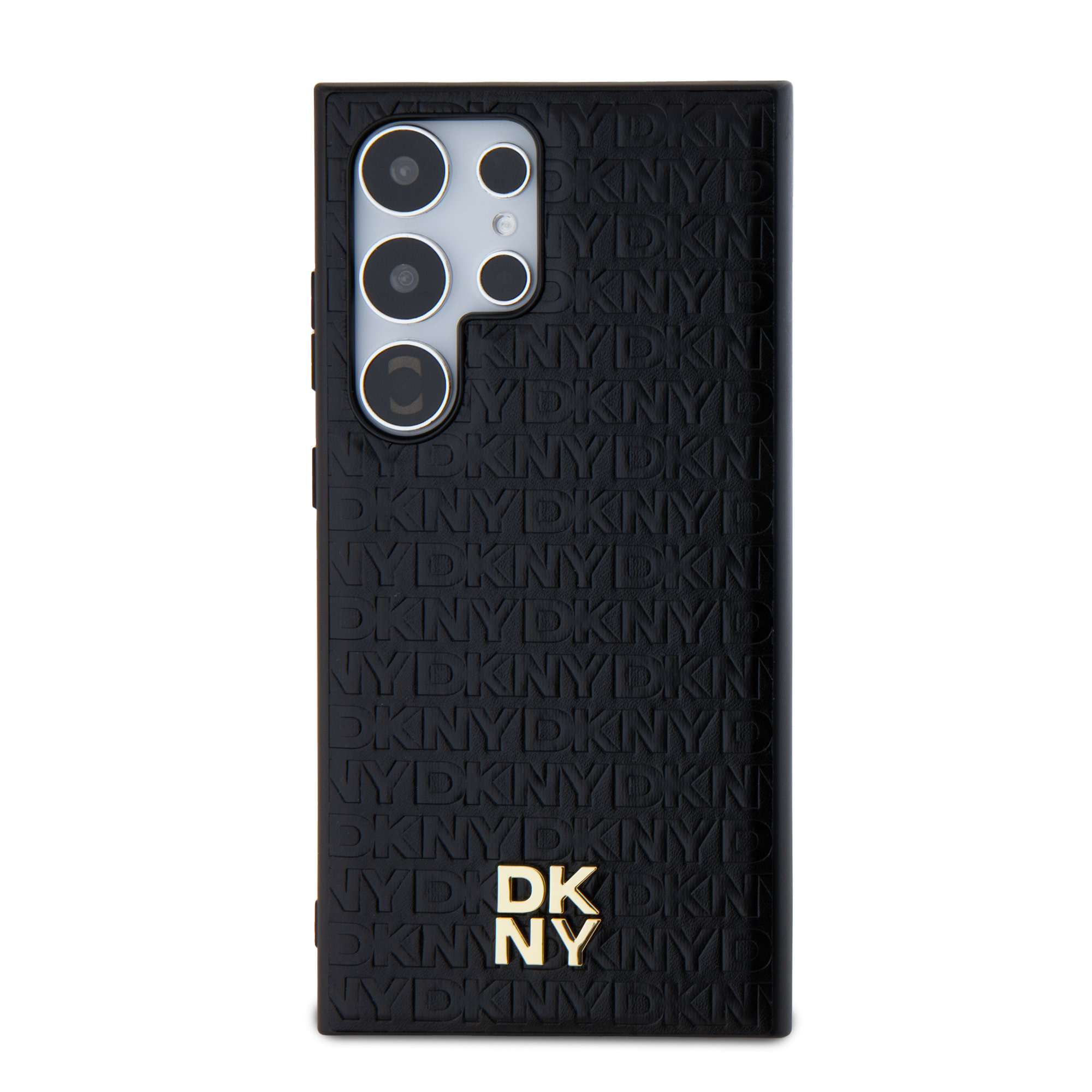 DKNY DKNY Galaxy S24 Ultra Backcover Case - Magsafe - Leather Repeat Pattern - Zwart, foto 3 van 6