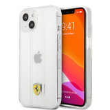 Ferrari Ferrari iPhone 13 Back cover coque 3D Stripes - Transparent Ferrari Ferrari iPhone 13 Back cover coque 3D Stripes - Transparent