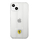 Ferrari Ferrari iPhone 13 Backcover hoesje 3D Stripes - Transparant Ferrari Ferrari iPhone 13 Backcover hoesje 3D Stripes - Transparant