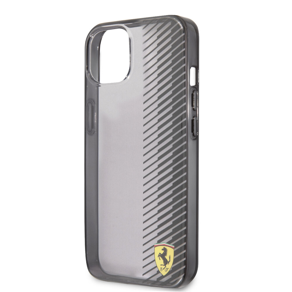 Ferrari Ferrari iPhone 13 Backcover hoesje Gradients - Zwart Ferrari Ferrari iPhone 13 Backcover hoesje Gradients - Zwart
