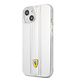 Ferrari Ferrari iPhone 13 Back cover case - 3D Stripes - Silver Ferrari Ferrari iPhone 13 Back cover case - 3D Stripes - Silver