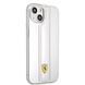 Ferrari Ferrari iPhone 13 Back cover case - 3D Stripes - Silver Ferrari Ferrari iPhone 13 Back cover case - 3D Stripes - Silver