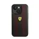 Ferrari Ferrari iPhone 14 Plus & 15 Plus Backcover hoesje - Perforated - Nylon Base - Zwart Ferrari Ferrari iPhone 14 Plus & 15 Plus Backcover hoesje - Perforated - Nylon Base - Zwart