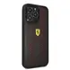 Ferrari Ferrari iPhone 14 Pro Back cover case - Leather Perfo - Red Ferrari Ferrari iPhone 14 Pro Back cover case - Leather Perfo - Red