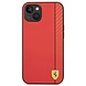 Ferrari Ferrari iPhone 14 Plus Back cover case - Carbon - Red Ferrari Ferrari iPhone 14 Plus Back cover case - Carbon - Red