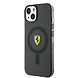 Ferrari Ferrari iPhone 14 Plus Backcover hoesje Magsafe Translucent - Zwart Ferrari Ferrari iPhone 14 Plus Backcover hoesje Magsafe Translucent - Zwart