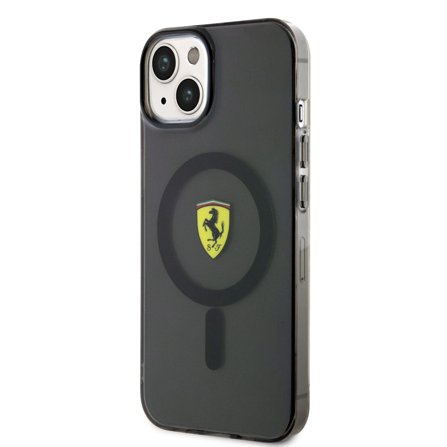 Ferrari Ferrari iPhone 14 Plus Backcover hoesje Magsafe Translucent - Zwart, foto 2 van 6
