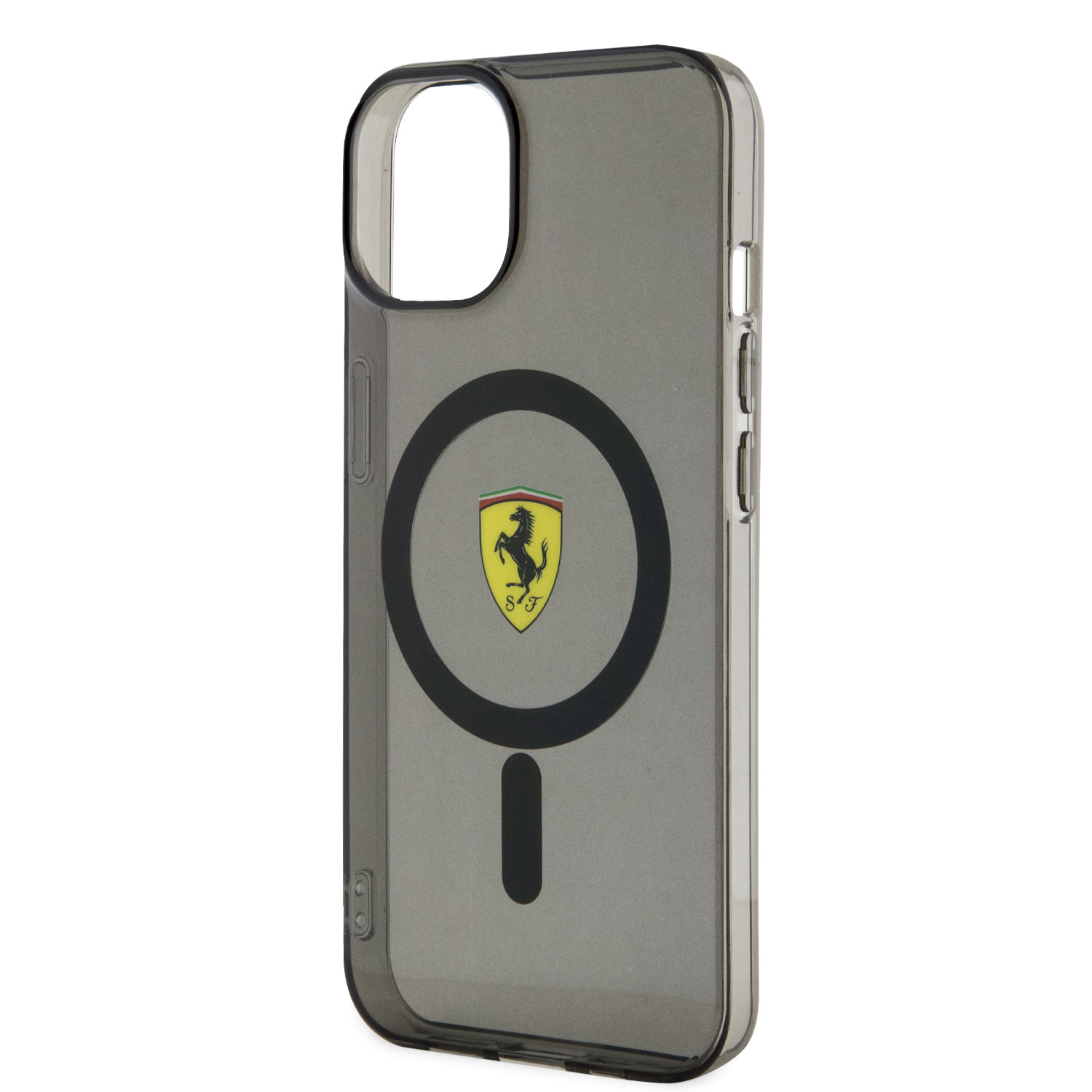 Ferrari Ferrari iPhone 14 Plus Backcover hoesje Magsafe Translucent - Zwart, foto 6 van 6