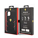 Ferrari Ferrari iPhone 14 Plus Backcover hoesje Hot Stamp - Zwart Ferrari Ferrari iPhone 14 Plus Backcover hoesje Hot Stamp - Zwart