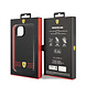 Ferrari Ferrari iPhone 14 Plus Backcover hoesje Trio lines - Zwart Ferrari Ferrari iPhone 14 Plus Backcover hoesje Trio lines - Zwart