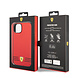 Ferrari Ferrari iPhone 14 Plus Backcover hoesje Trio lines - Rood Ferrari Ferrari iPhone 14 Plus Backcover hoesje Trio lines - Rood