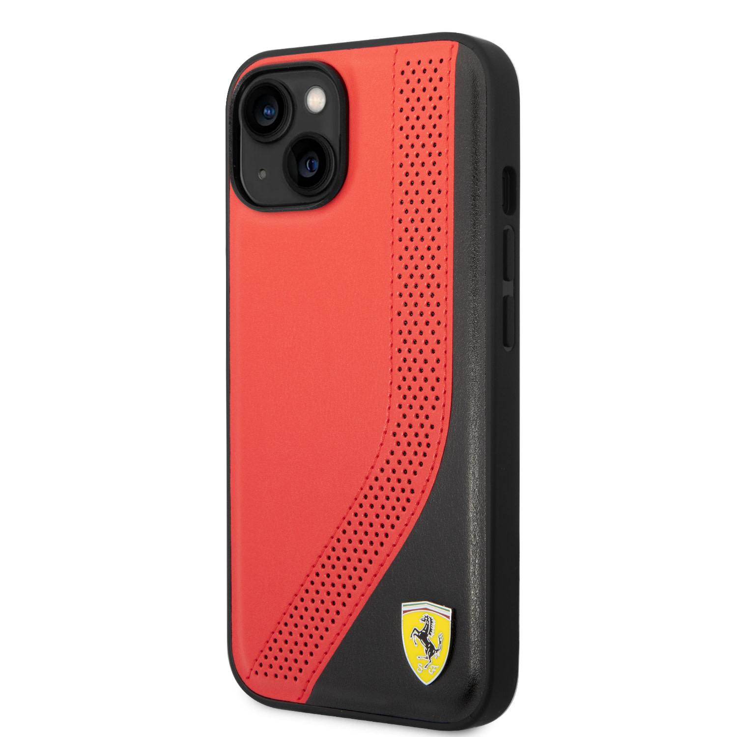 Ferrari Ferrari iPhone 14 Plus Backcover hoesje Perforated - Rood, foto 2 van 6