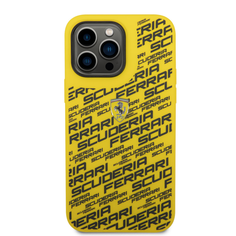 Ferrari Ferrari iPhone 14 Pro Max Back cover case - Scuderia Yellow - Yellow Ferrari Ferrari iPhone 14 Pro Max Back cover case - Scuderia Yellow - Yellow