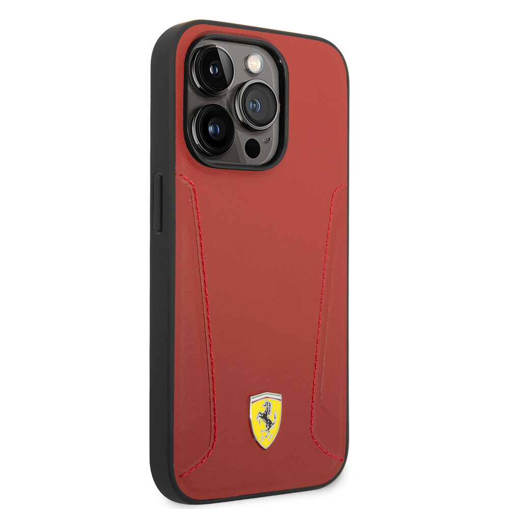 Ferrari Ferrari iPhone 14 Pro Max Back cover coque BU Red - Rouge Ferrari Ferrari iPhone 14 Pro Max Back cover coque BU Red - Rouge