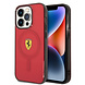 Ferrari Ferrari iPhone 14 Pro Max Back cover coque Translucent Red - Rouge Ferrari Ferrari iPhone 14 Pro Max Back cover coque Translucent Red - Rouge