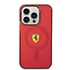 Ferrari Ferrari iPhone 14 Pro Max Back cover coque Translucent Red - Rouge Ferrari Ferrari iPhone 14 Pro Max Back cover coque Translucent Red - Rouge