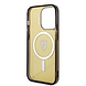 Ferrari Ferrari iPhone 14 Pro Max Back cover coque - Magsafe - Translucent Yellow - Jaune Ferrari Ferrari iPhone 14 Pro Max Back cover coque - Magsafe - Translucent Yellow - Jaune