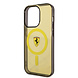 Ferrari Ferrari iPhone 14 Pro Max Back cover coque - Magsafe - Translucent Yellow - Jaune Ferrari Ferrari iPhone 14 Pro Max Back cover coque - Magsafe - Translucent Yellow - Jaune
