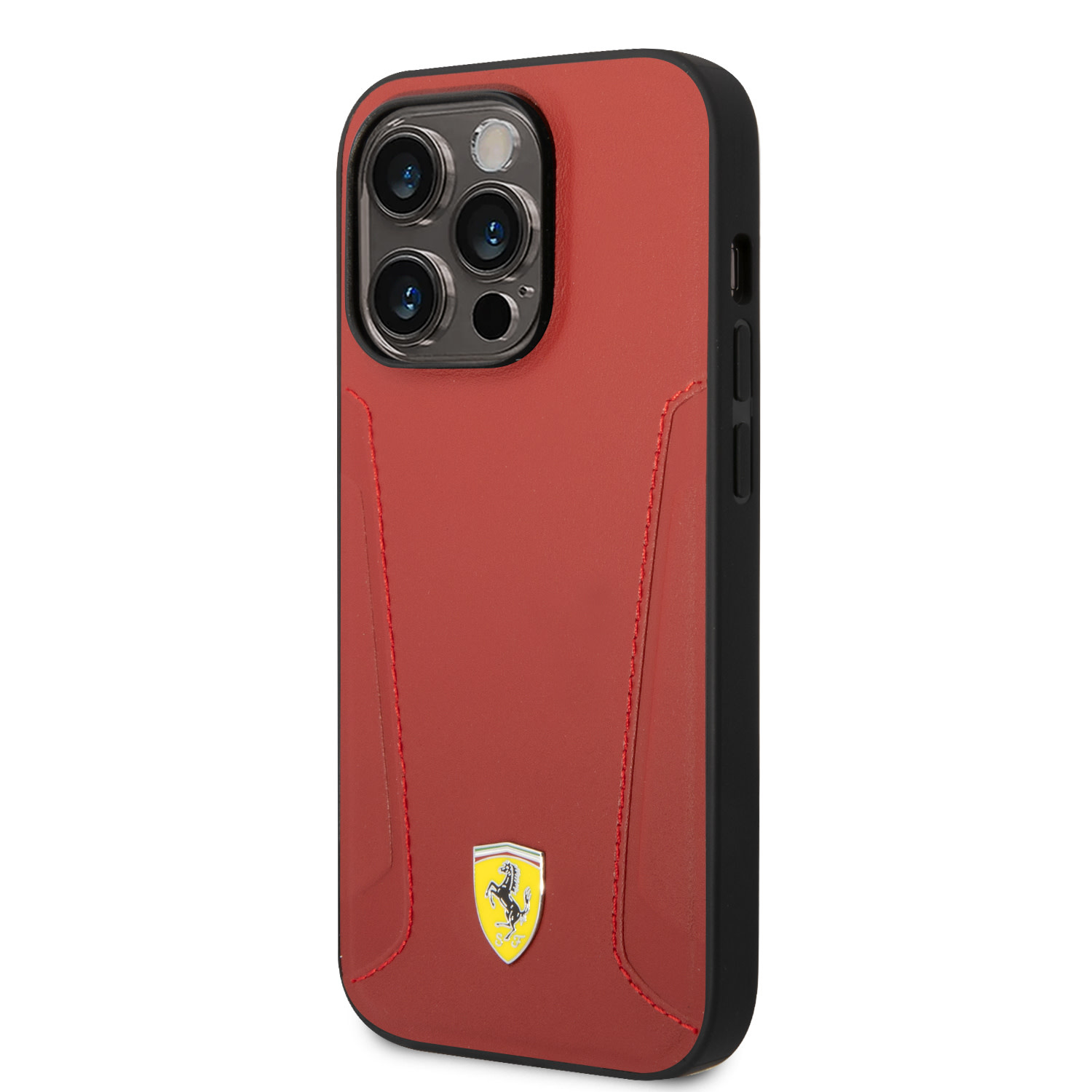Ferrari Ferrari iPhone 14 Pro Backcover hoesje Stamp Sides - Rood, foto 2 van 6