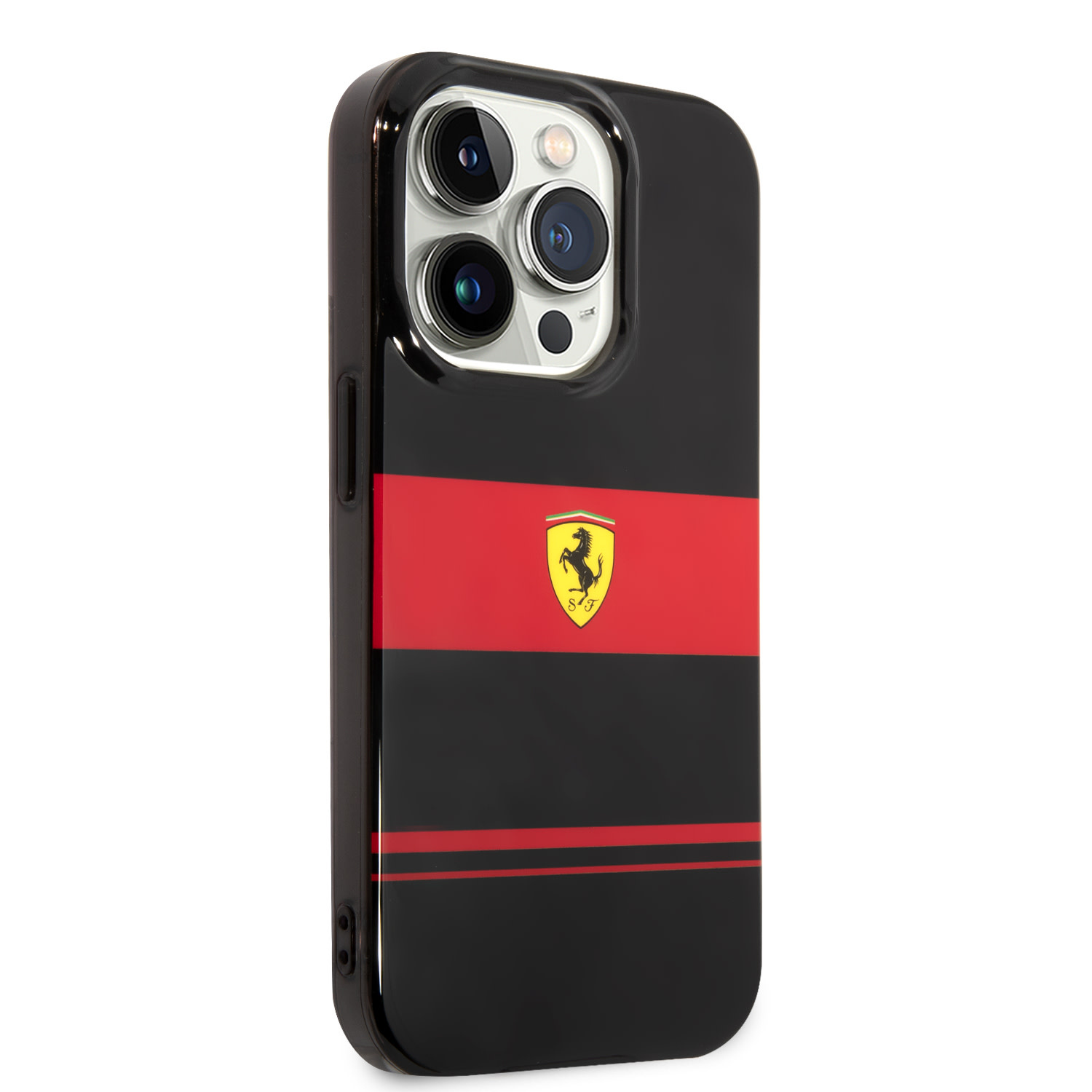 Ferrari Ferrari iPhone 14 Pro Backcover hoesje Magsafe Bicolor - Zwart, foto 3 van 6