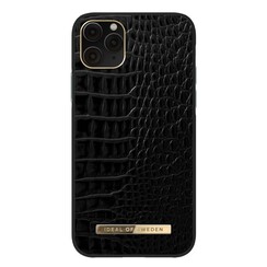 Ideal of Sweden iPhone 12 Pro Max case - Neo Noir Croco Silver