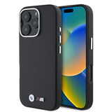 BMW BMW iPhone 16 Pro Back-Cover hul - Smooth FullSmooth Full Wrapped Metal - Schwarz BMW BMW iPhone 16 Pro Back-Cover hul - Smooth FullSmooth Full Wrapped Metal - Schwarz