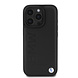 BMW BMW iPhone 16 Pro Backcover hoesje Leather Hot Stamp - Zwart BMW BMW iPhone 16 Pro Backcover hoesje Leather Hot Stamp - Zwart