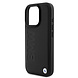 BMW BMW iPhone 16 Pro Backcover hoesje Leather Hot Stamp - Zwart BMW BMW iPhone 16 Pro Backcover hoesje Leather Hot Stamp - Zwart