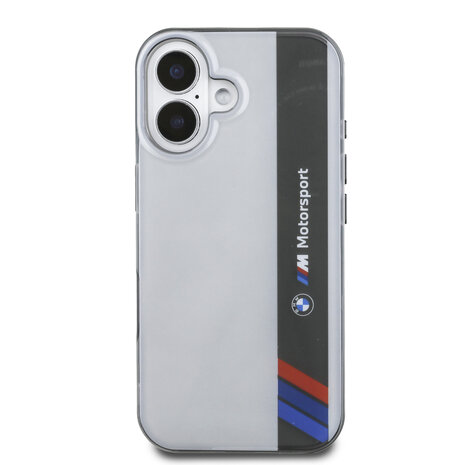 BMW BMW iPhone 16 Back cover case - Motorsport IML - Grey BMW BMW iPhone 16 Back cover case - Motorsport IML - Grey
