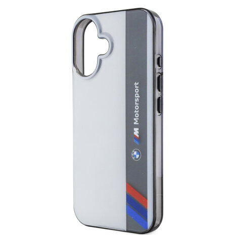 BMW BMW iPhone 16 Backcover hoesje Motorsport IML - Grijs BMW BMW iPhone 16 Backcover hoesje Motorsport IML - Grijs
