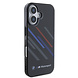 BMW BMW iPhone 16 Backcover hoesje Random Stripes - Zwart BMW BMW iPhone 16 Backcover hoesje Random Stripes - Zwart