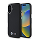 BMW BMW iPhone 16 Backcover hoesje Smooth Full Wrapped Metal - Zwart BMW BMW iPhone 16 Backcover hoesje Smooth Full Wrapped Metal - Zwart