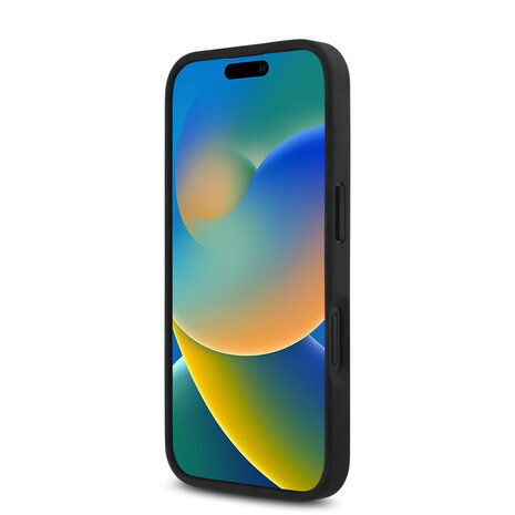 BMW BMW iPhone 16 Back-Cover hul - Tricolor Detail Line - Grau BMW BMW iPhone 16 Back-Cover hul - Tricolor Detail Line - Grau