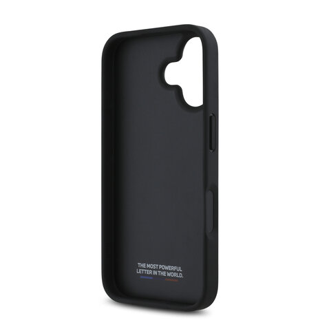 BMW BMW iPhone 16 Back-Cover hul - Tricolor Detail Line - Grau BMW BMW iPhone 16 Back-Cover hul - Tricolor Detail Line - Grau