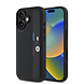 BMW BMW iPhone 16 Backcover hoesje Perforated Tricolor Detail Line - Zwart BMW BMW iPhone 16 Backcover hoesje Perforated Tricolor Detail Line - Zwart