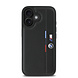 BMW BMW iPhone 16 Backcover hoesje Perforated Tricolor Detail Line - Zwart BMW BMW iPhone 16 Backcover hoesje Perforated Tricolor Detail Line - Zwart