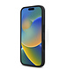 BMW BMW iPhone 16 Backcover hoesje Perforated Tricolor Detail Line - Zwart BMW BMW iPhone 16 Backcover hoesje Perforated Tricolor Detail Line - Zwart