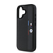 BMW BMW iPhone 16 Backcover hoesje Perforated Tricolor Detail Line - Zwart BMW BMW iPhone 16 Backcover hoesje Perforated Tricolor Detail Line - Zwart