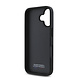 BMW BMW iPhone 16 Backcover hoesje Perforated Tricolor Detail Line - Zwart BMW BMW iPhone 16 Backcover hoesje Perforated Tricolor Detail Line - Zwart