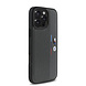 BMW BMW iPhone 16 Pro Max Backcover hoesje Perforated Tricolor Detail Line - Grijs BMW BMW iPhone 16 Pro Max Backcover hoesje Perforated Tricolor Detail Line - Grijs