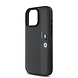 BMW BMW iPhone 16 Pro Max Backcover hoesje Perforated Tricolor Detail Line - Grijs BMW BMW iPhone 16 Pro Max Backcover hoesje Perforated Tricolor Detail Line - Grijs