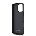 BMW BMW iPhone 16 Pro Max Back-Cover hul - Perforated Tricolor Detail Line - Grau