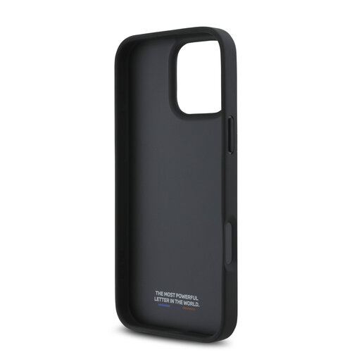 BMW BMW iPhone 16 Pro Max Back cover coque Perforated Tricolor Detail Line - Gris