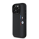 BMW BMW iPhone 16 Pro Max Backcover hoesje Perforated Tricolor Detail Line - Zwart BMW BMW iPhone 16 Pro Max Backcover hoesje Perforated Tricolor Detail Line - Zwart