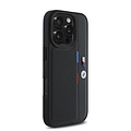 BMW BMW iPhone 16 Pro Max Backcover hoesje Perforated Tricolor Detail Line - Zwart