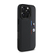 BMW BMW iPhone 16 Pro Max Backcover hoesje Perforated Tricolor Detail Line - Zwart BMW BMW iPhone 16 Pro Max Backcover hoesje Perforated Tricolor Detail Line - Zwart